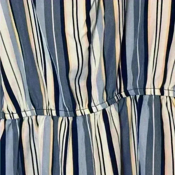 Lily Bleu - White/yellow/blues cold shoulder - romper - Girls size 12 - Picture 2 of 6